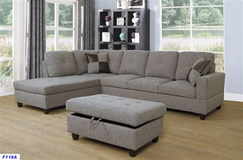 Linen Sectional Sofa